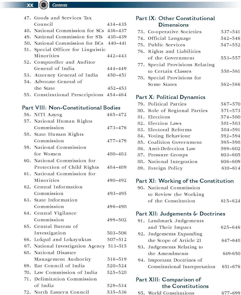 Indian Polity Courseware (English), 8e by M Laxmikanth for UPSC CSE 2025-26 | 40+ Conceptual Videos | 95 Well-structured Chapters | 18 Insightful Appendices | Full Colour eBook | Solved 13 Previous Years' Prelim Questions (2013–2025) | 12 Years' UPSC Main
