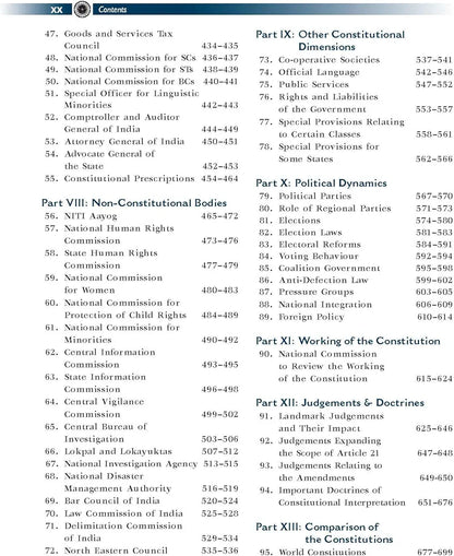 Indian Polity Courseware (English), 8e by M Laxmikanth for UPSC CSE 2025-26 | 40+ Conceptual Videos | 95 Well-structured Chapters | 18 Insightful Appendices | Full Colour eBook | Solved 13 Previous Years' Prelim Questions (2013–2025) | 12 Years' UPSC Main