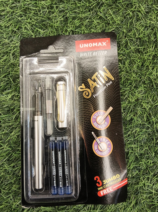 Unomax satin fountain pen