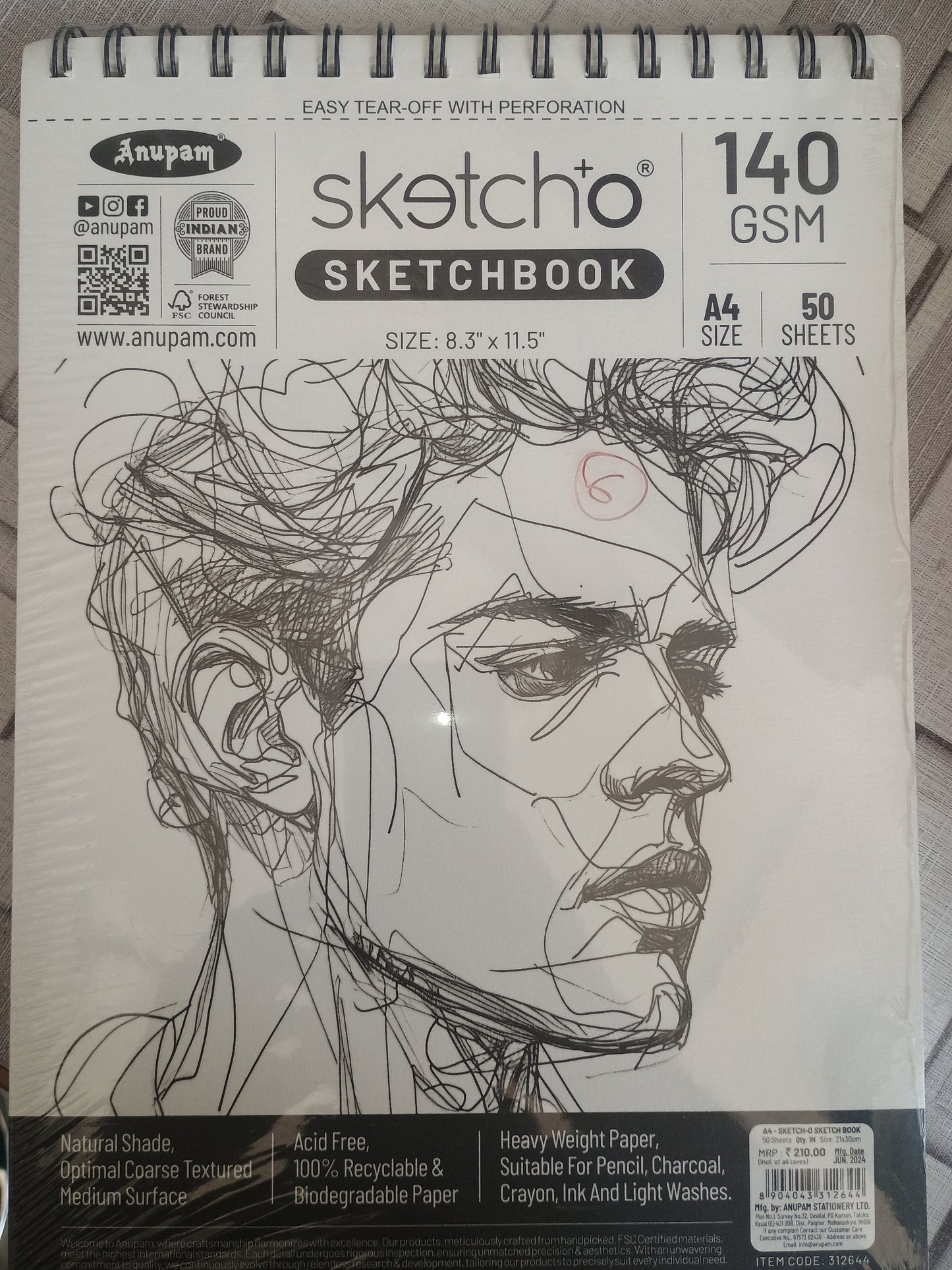 Sketcho 140gsm a4