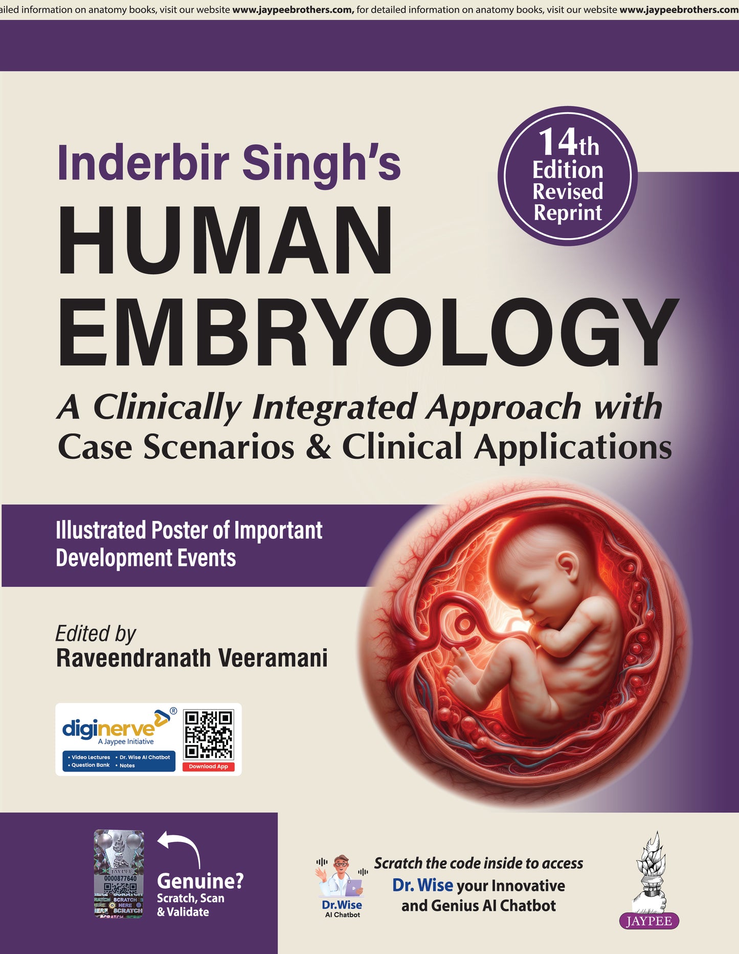 Inderbir Singh's Human Embryology
RAVEENDRANATH VEERAMANI 14/e Revised Reprint