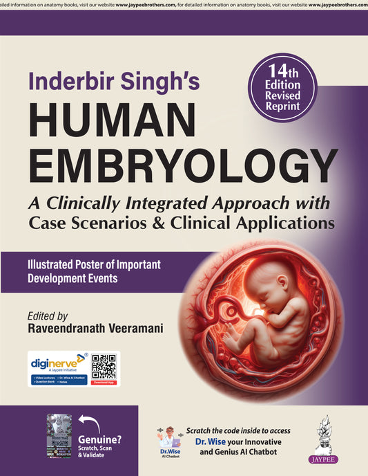 Inderbir Singh's Human Embryology
RAVEENDRANATH VEERAMANI 14/e Revised Reprint