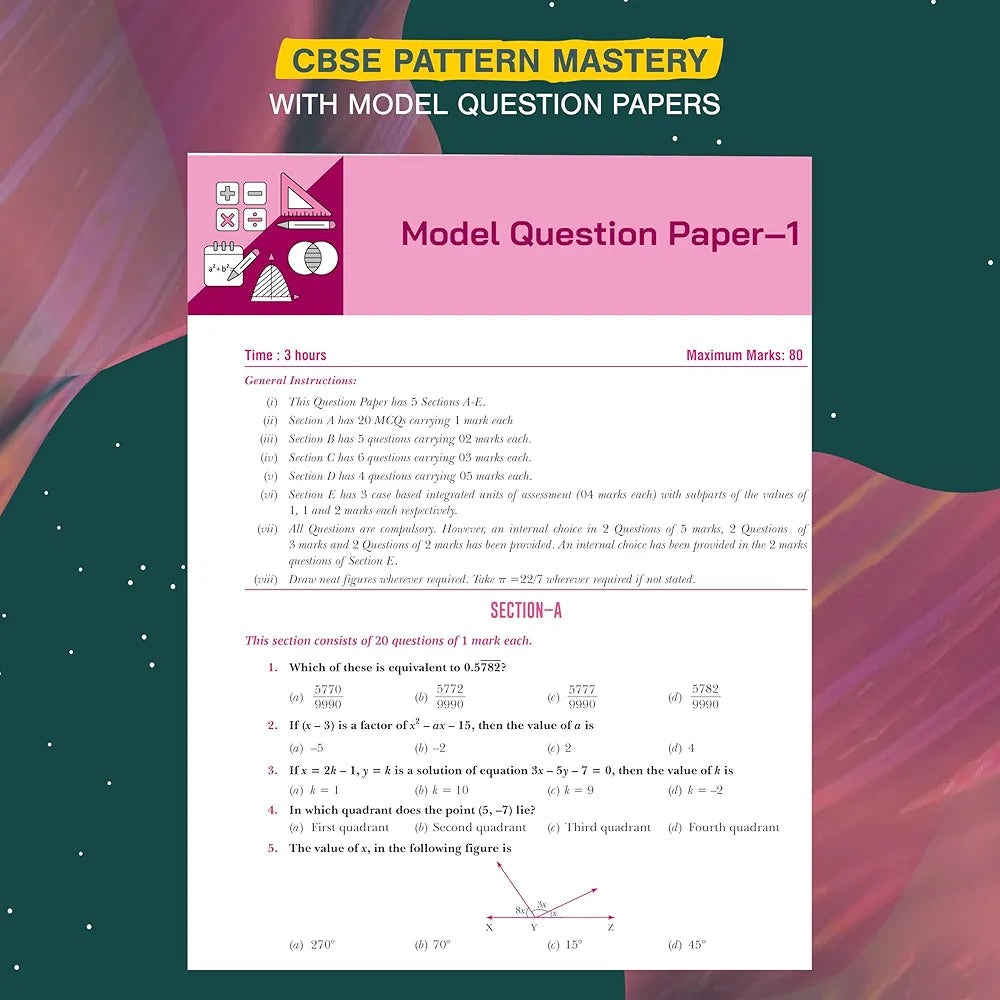 Xam idea Class 9 Mathematics (2025-26) | Latest CBSE Syllabus| NEP 2020 & NCFSE 2023 Aligned | With Competency-Focused & Free Response Qs | Self-Assessment Tests