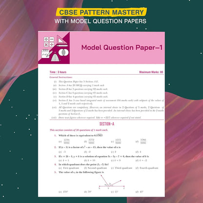 Xam idea Class 9 Mathematics (2025-26) | Latest CBSE Syllabus| NEP 2020 & NCFSE 2023 Aligned | With Competency-Focused & Free Response Qs | Self-Assessment Tests