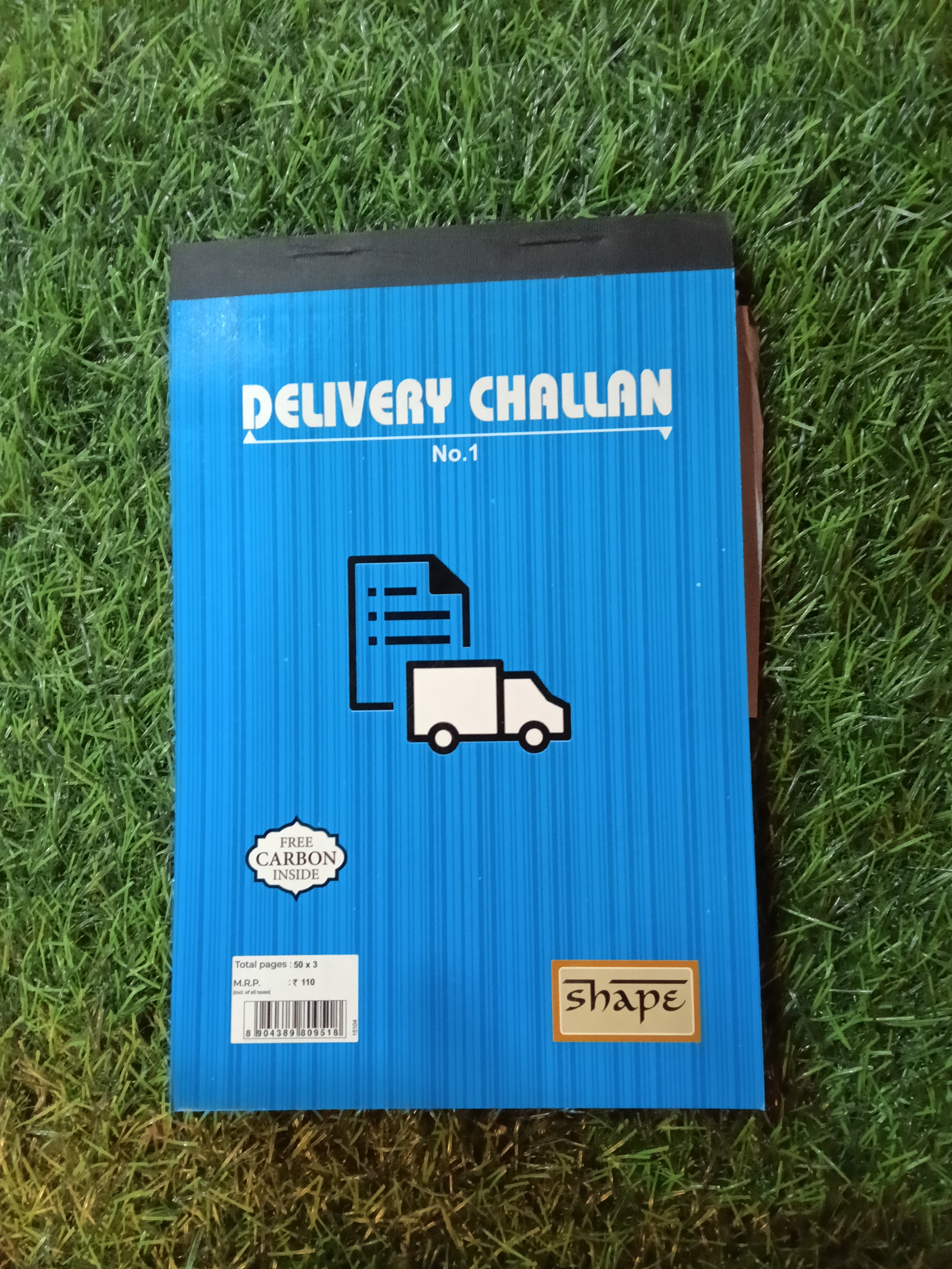 Delivery challan book no.1