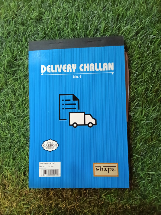 Delivery challan book no.1