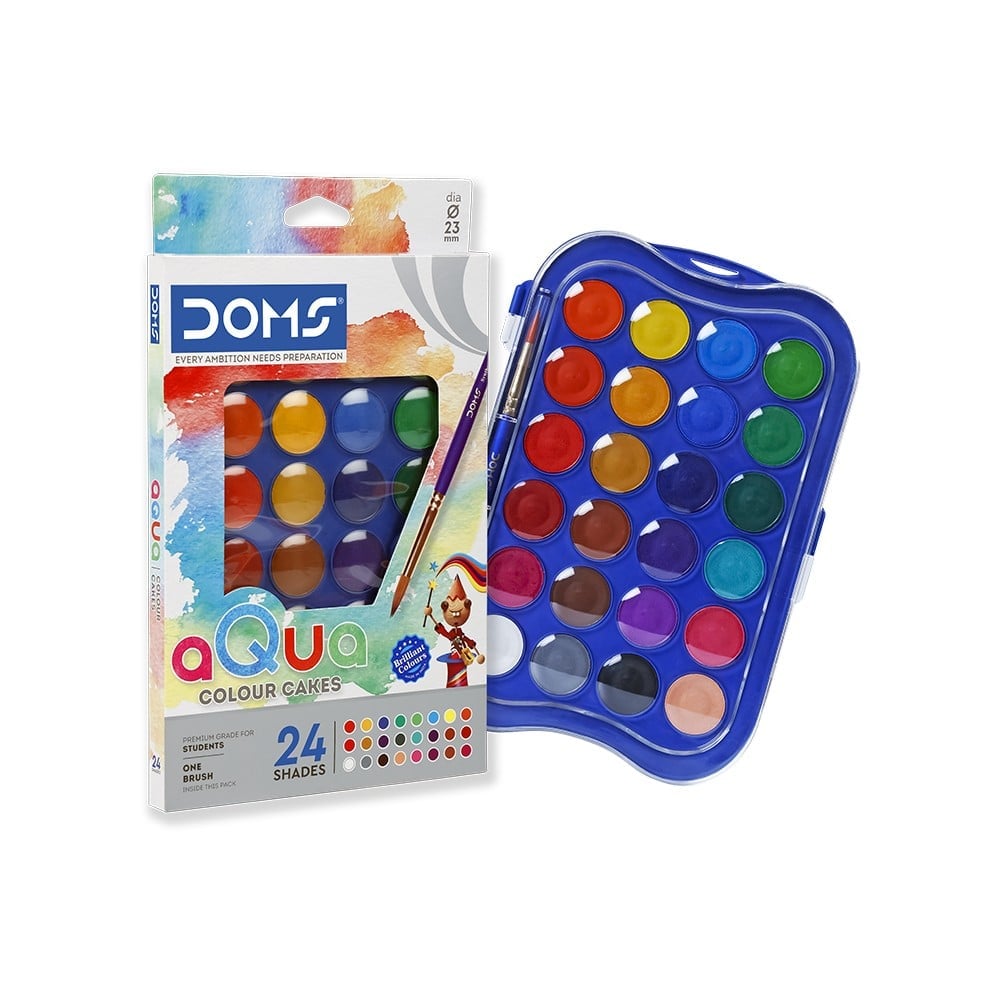 Doms aQua colour cakes 24 shades
