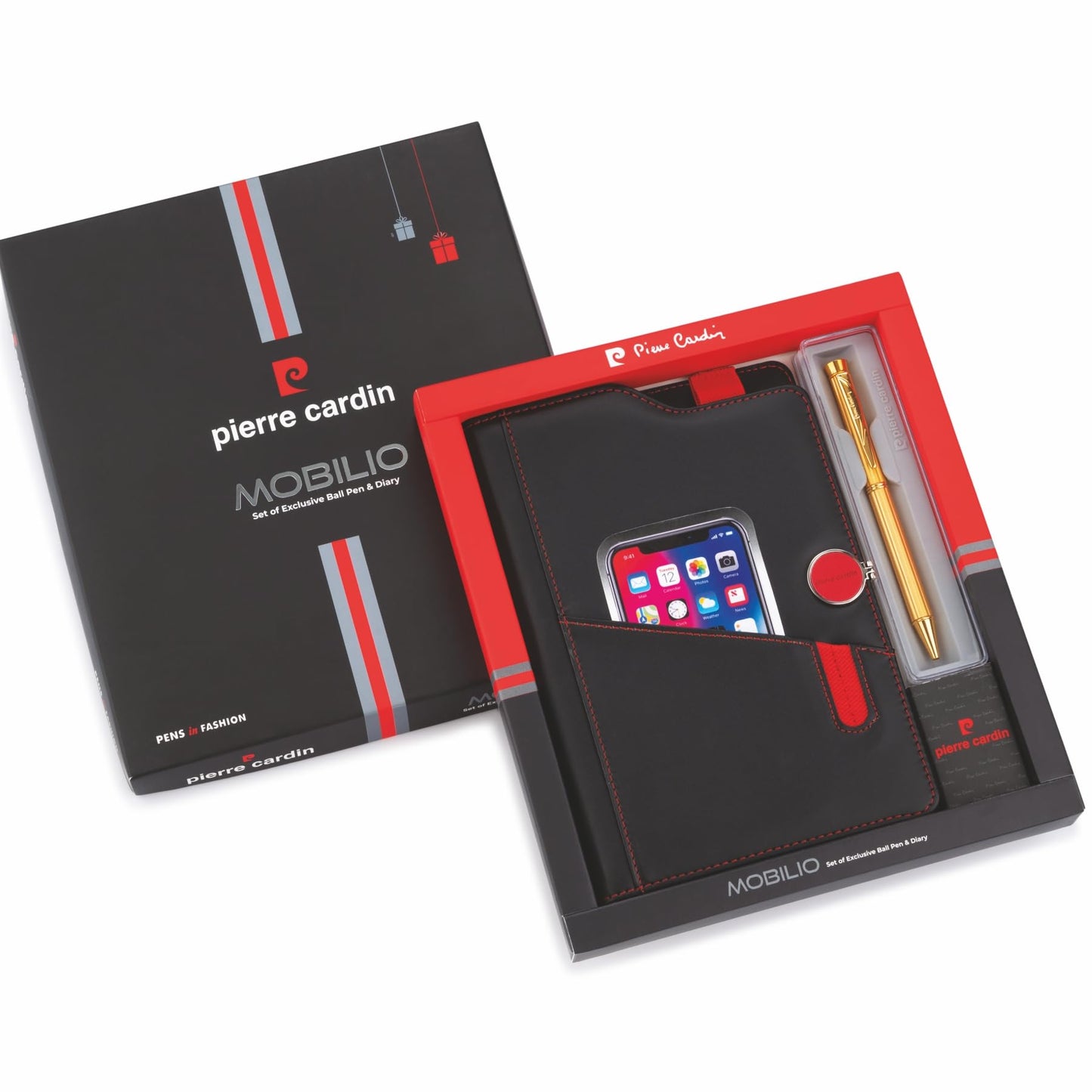 Pierre cardin paris mobilio set of Exclusive Ball pen and dairy gift set