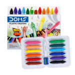 Doms plastic crayons Dommymate 12 shades