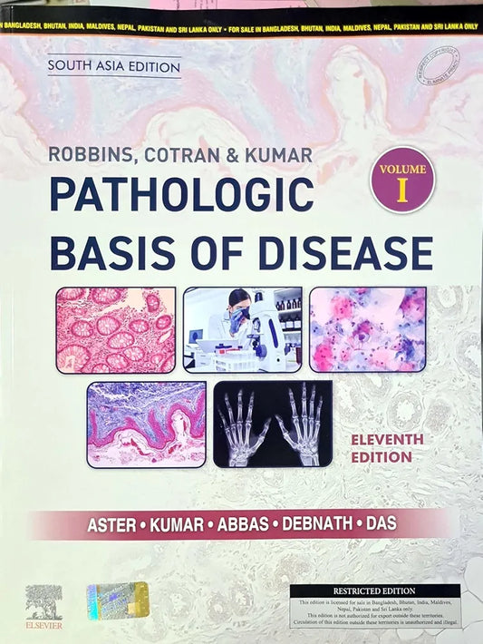 Pathologic Basis of Disease - Robbins, Cotran & Kumar - Vol 1 & 2 + Mind Maps: Combo Set of 3 Books - 11/th South Asian Edition - For 2026 Exams