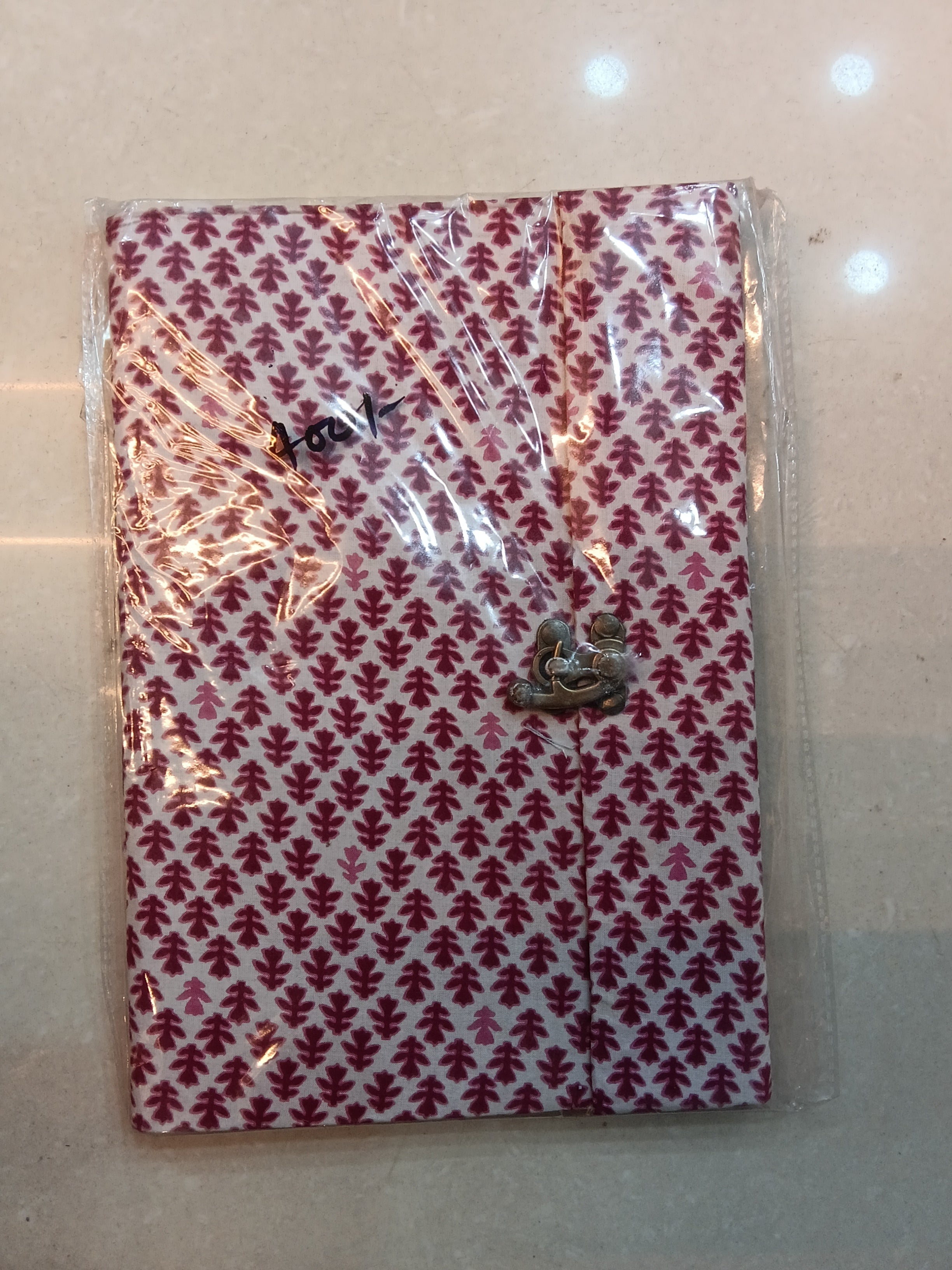 Handmade pepar 100%cotton made in india Lock dairy7×10