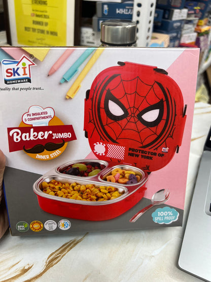 Ski stainless steel lunch box
