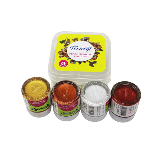 Fevicryl peral metallic colour 4shade