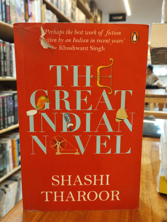 The Great Indian Novel by Shashi Tharoor (preloved)