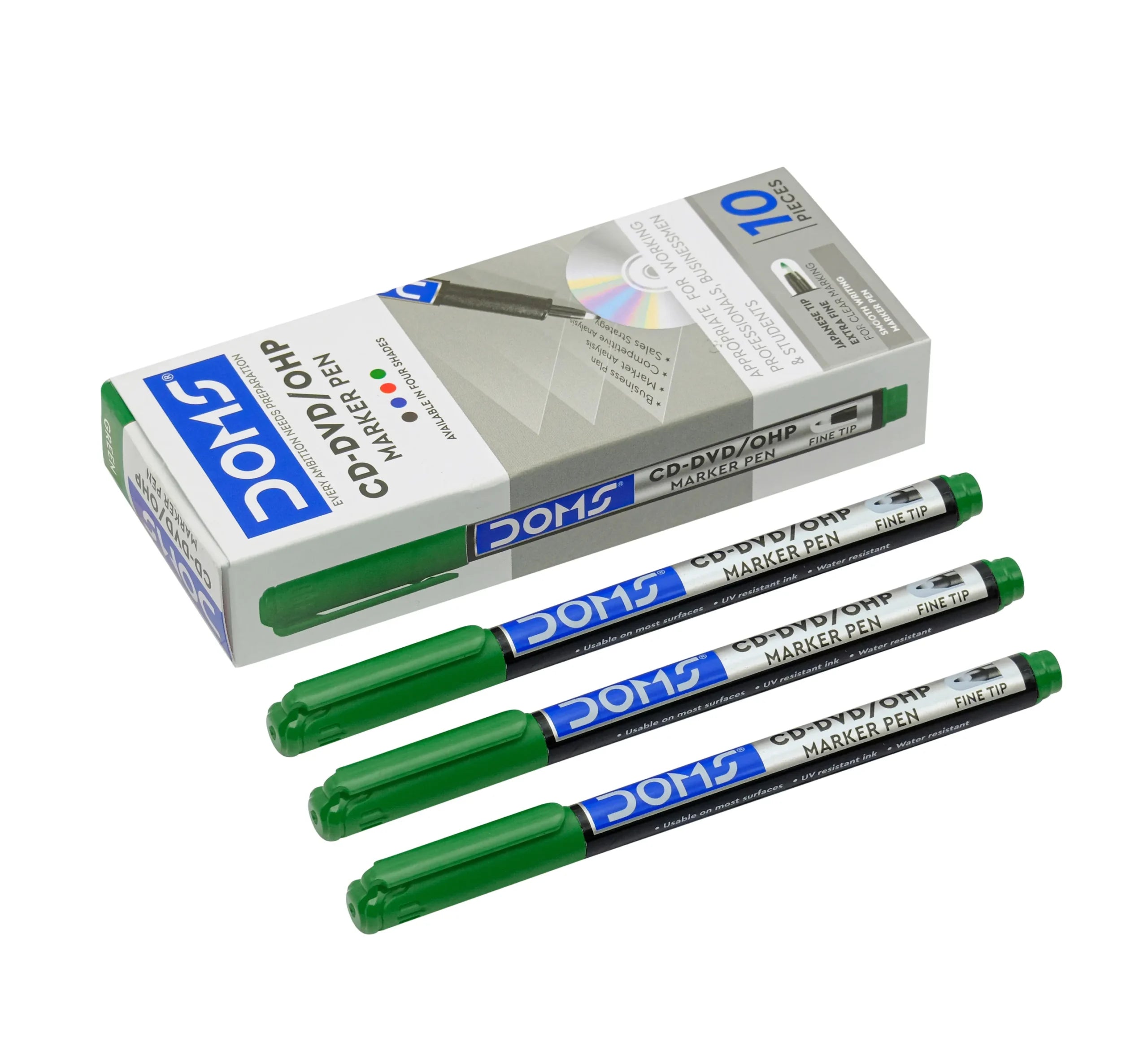 Doms CD-DVD/OHP markar pen green