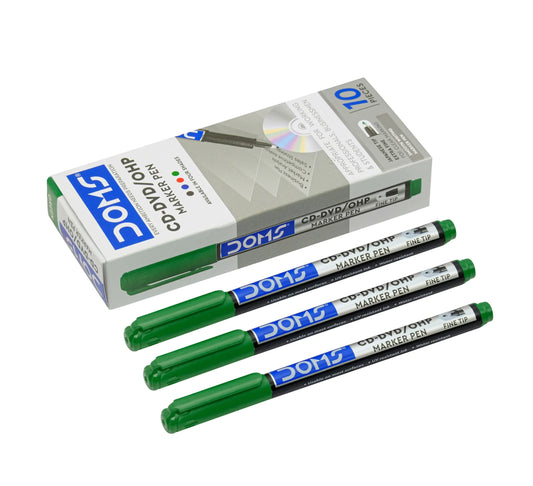 Doms CD-DVD/OHP markar pen green