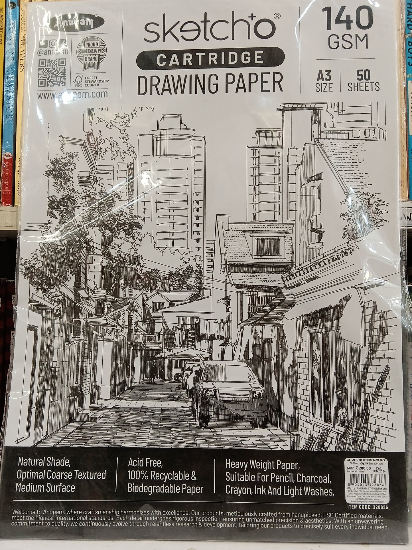 Anupam cartridge drawing paper