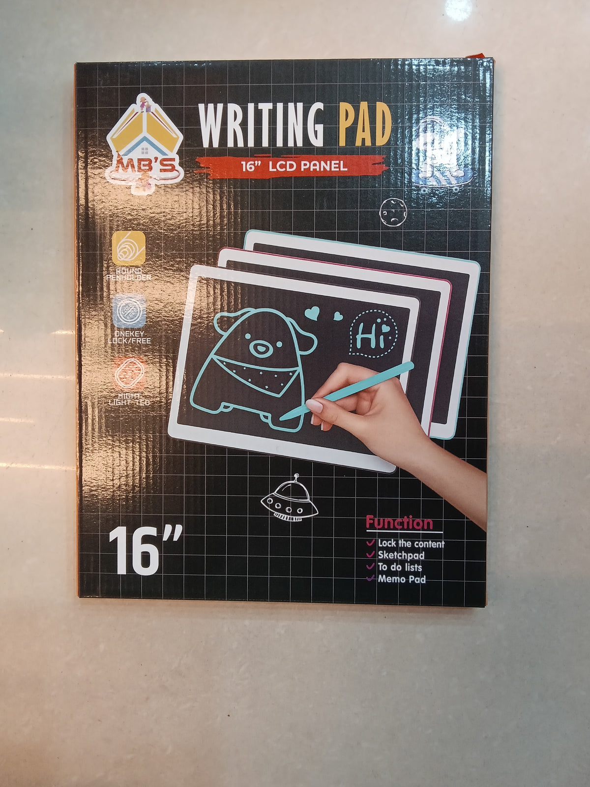 Script Pad Screen Writing pad 16 lcd panel – NEW BOOK WORLD