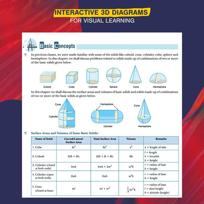 Xam idea Class 10 Mathematics (2025-26)| Latest CBSE Syllabus | NEP 2020 & NCFSE 2023 Aligned | New age Mind Maps & Practice Papers | Interactive 3D Diagrams