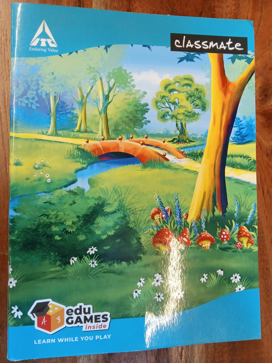 CLASSMATE NOTE BOOK 172 Pages 55/-