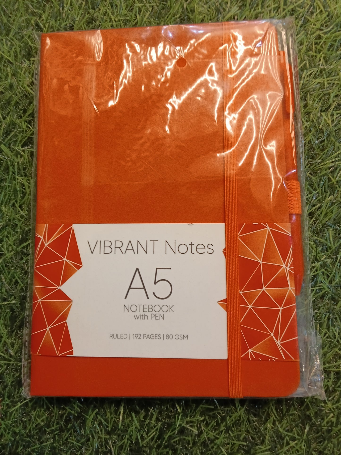 Vibrent notes A5 note book with pen