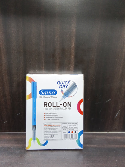 Saino Roll on Free Ink System Roller pen