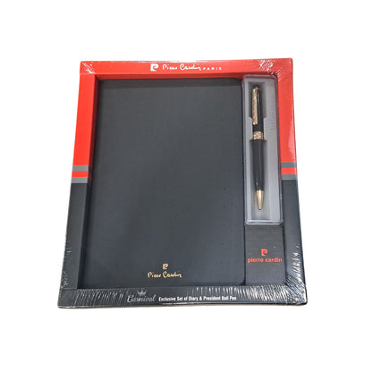 Pierre cardin paris carnival exclusive set of dairy and president ball pen