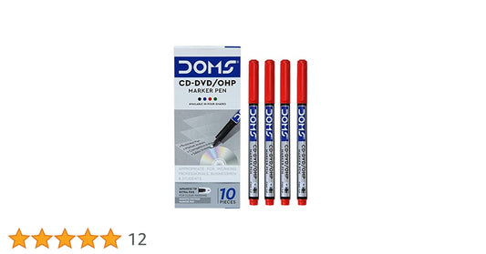Doms CD-DVD/OHD markar red pen