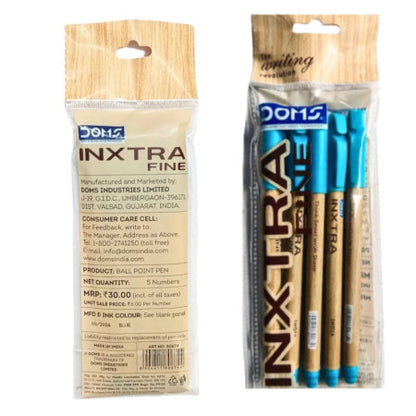 Doms Inxtra fine blue ball pen