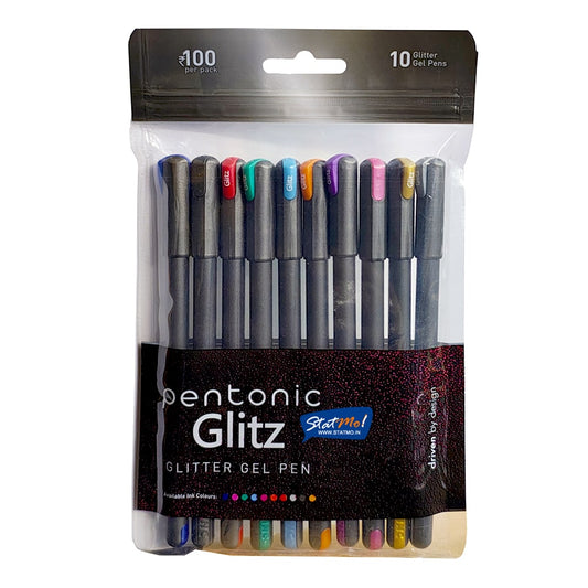 Pentonic Glitr gel pen 10per pack