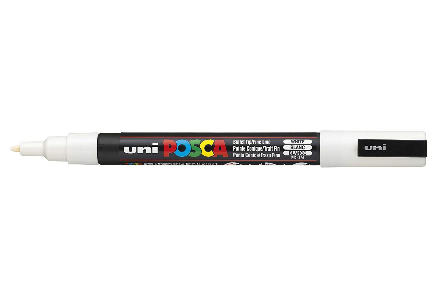 Uni posca white marker 6 pcs