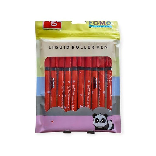 Figo panda liquid roller red pen