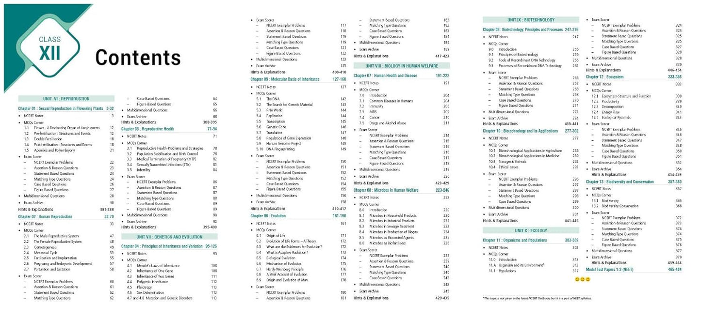 MTG Objective NCERT at your FINGERTIPS Biology For 2025-2026 Exam - NCERT NEET Trend Indicator, HOTS MCQs, Rank Predictor & Notes with HD Pages | NEET Books (Based on NCERT Latest Pattern)