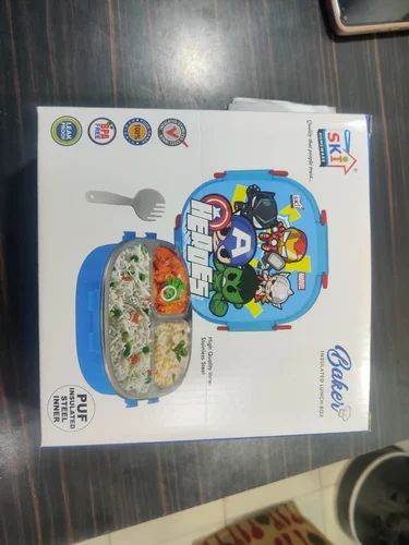 Ski stainless steel lunch box