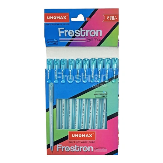 Unomax Frostron gel pen blue