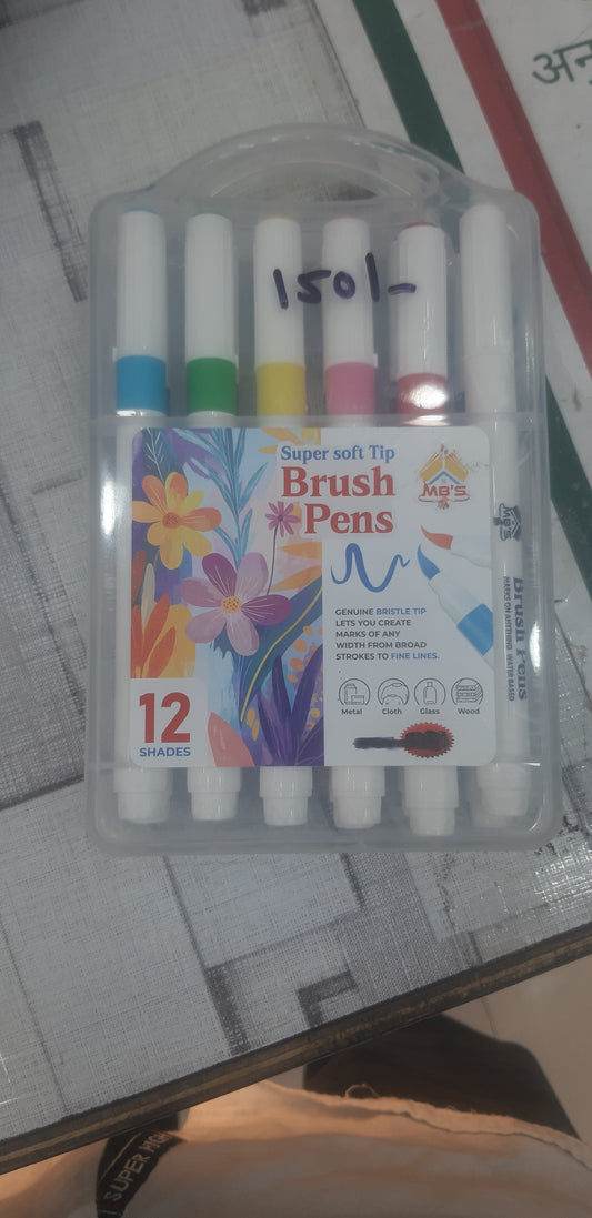 Super soft tip Brush pens