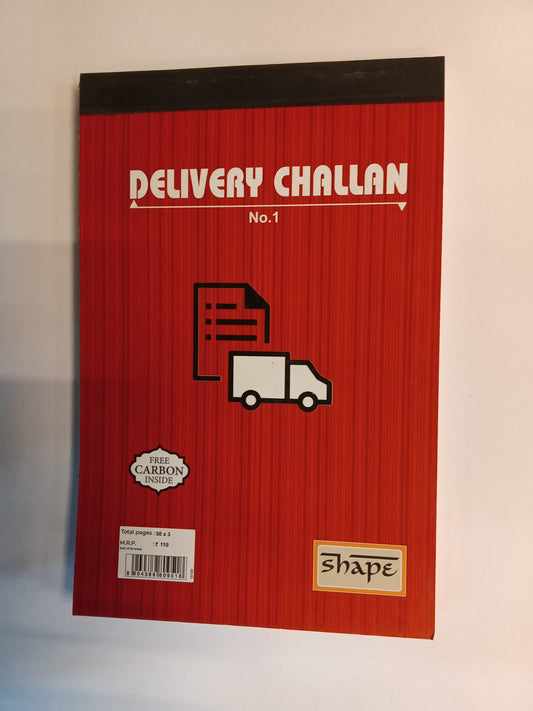 Delivery challan (slip pad)