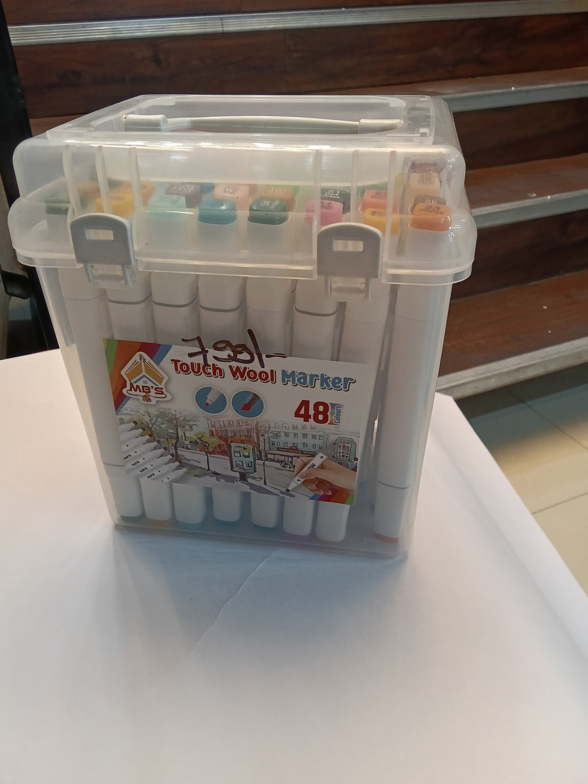 Two Marker TWO SIDE MARKER TOUCH WOOL MARKER 48 SHADE – NEW BOOK WORLD