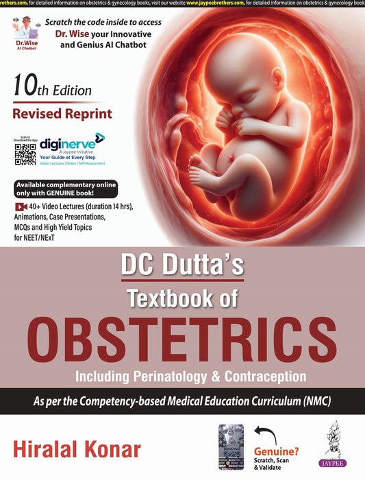 DC Dutta’s Textbook of Obstetrics (Including Perinatology & Contraception) 10/e Revised Reprint