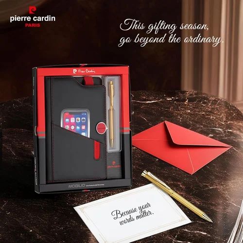 Pierre cardin paris mobilio set of Exclusive Ball pen and dairy gift set