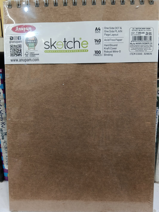 Anupam Kraft cover sketch book