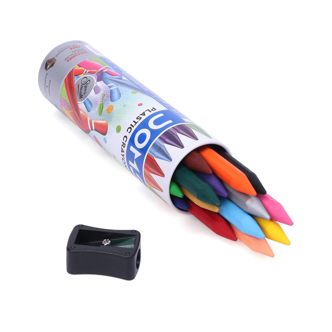 Doms plastic crayons 14 shades