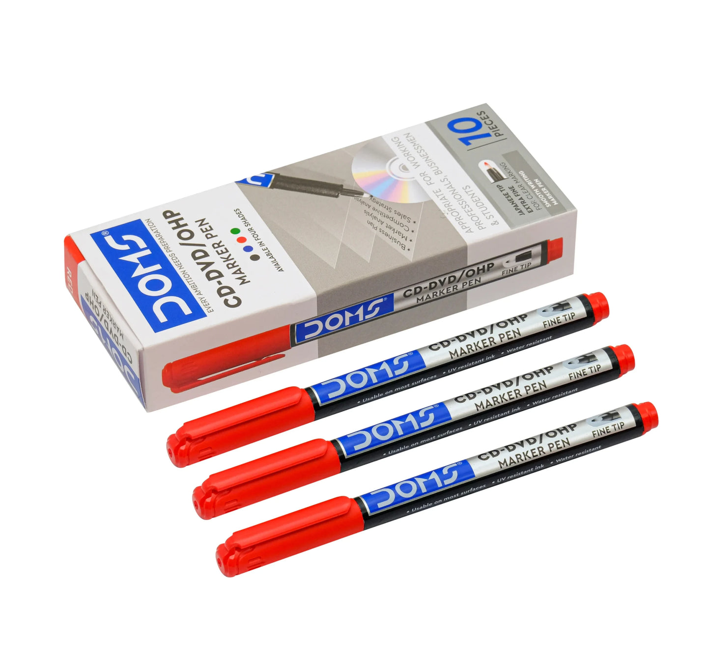 Doms CD-DVD/OHD markar red pen