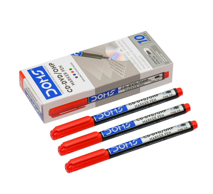 Doms CD-DVD/OHD markar red pen