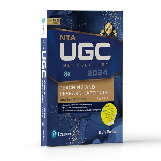 NTA UGC NET '24 Paper 1 By Kvs Madaan|Teaching And Research Aptitude Net/Set/Jrf|Includes 2023 paper (3 Sets) & 23 years chapter wise solved previous year questions|Includes 2600 questions 8th edition 2024