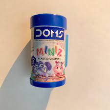 Doms miniz plastic crayons 12 shade