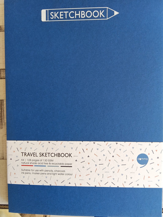 Comma Travel sketchbook