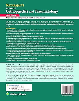 Natarajan's Textbook of Orthopaedics and Traumatology, 9th edition
