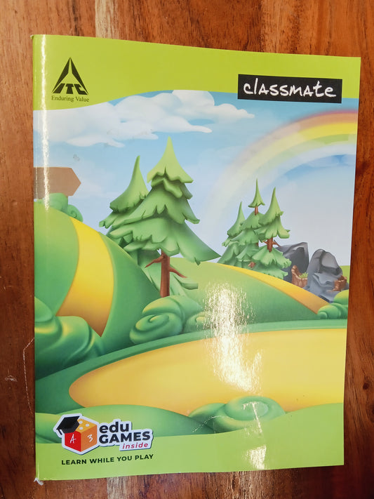 CLASSMATE NOTE BOOK  172Pages 55/-