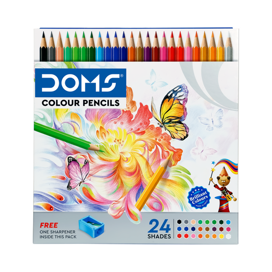 Doms colour pencil 24 shades